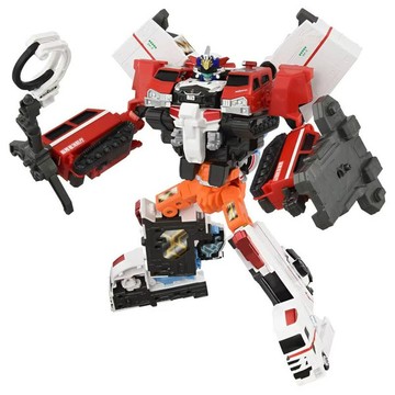 TOMICA特裝勇者 新! 超越 警消護超合體豪華套組