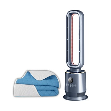 TECO 無葉式PTC陶瓷溫控暖氣機/電暖器/電暖爐(XYFYN3009CBB+機能被)