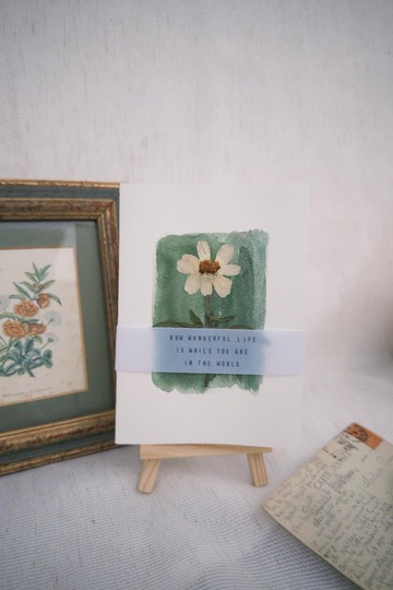 The Far Afield 押花水彩心意卡 – Wonderful World