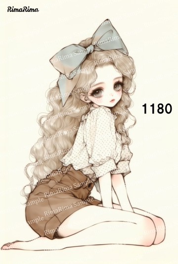 1180 原創貼紙 原創人物貼紙 貼紙 RimaRima