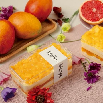 【大吉先生 豆漿蛋糕 】 [快速出貨]  芒果寶盒  代寫小卡片、拍立得照片，贈專屬蛋糕保存夾鏈袋！