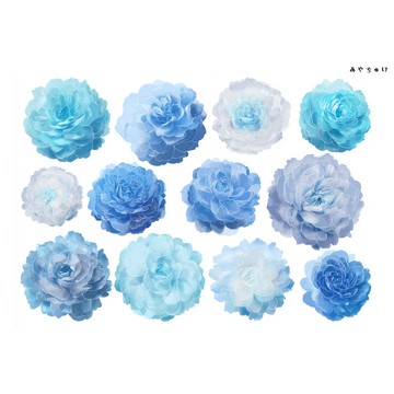 【10月新品4】20-22-0032 裁切紙・拼貼素材 陸蓮花