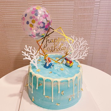 客製化 愛麗絲蛋糕 / 生日蛋糕 / 抽錢蛋糕 / 卡通蛋糕  限自取