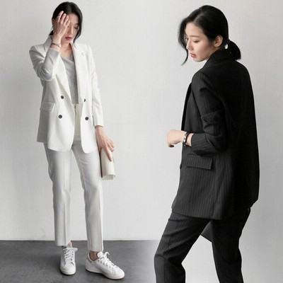 パンツスーツ レディース フォーマル 入園式 入学式 大人 カジュアル ブラック スーツ 春 秋 冬 ホワイトスーツ 通販 Lineポイント最大get Lineショッピング