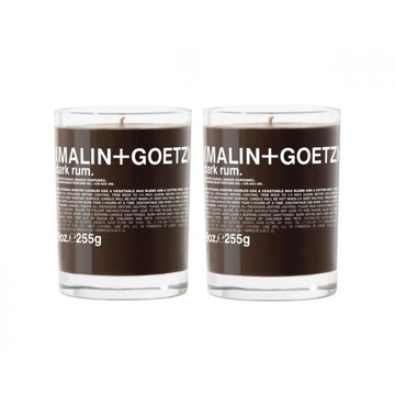 (MALIN+GOETZ) 深蘭姆香氛蠟燭 經典雙入組