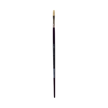 KUM 庫姆 Black Line 耐磨纖維平頭油畫筆 - 德國製造  8號  1支