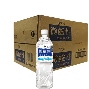 【味丹】多喝水微鹼性竹炭離子水20瓶(850ml/瓶)