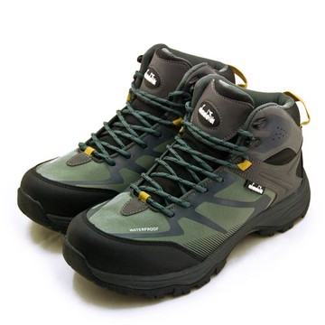 【DIADORA】男 迪亞多那 3E寬楦郊山靜態防水戶外越野登山鞋 山野縱橫系列 台灣製造 灰綠黑 73732