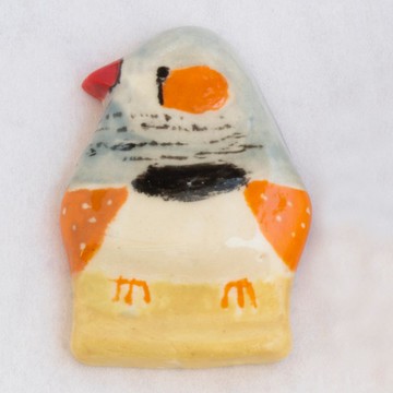 斑馬雀筷架正常雄性