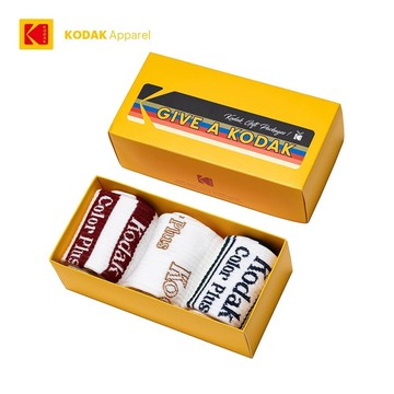 【KODAK柯達 Apparel】Holiday襪3入組 K4443LSCC5