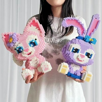 臺灣/🌸樂高 拼圖 積木 禮物星黛露女孩禮物琳娜拼圖兼容樂高積木拼裝小顆粒兒童益智玩具模型