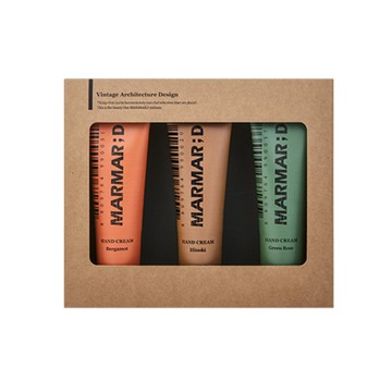 聖誕禮物｜韓國 MARMAR;D 護手霜禮盒 花香木質調系列三入組禮盒 花香木質調系列 鋁管護手霜 50ML x 3  日韓SNS超夯送禮大推 三種香味
