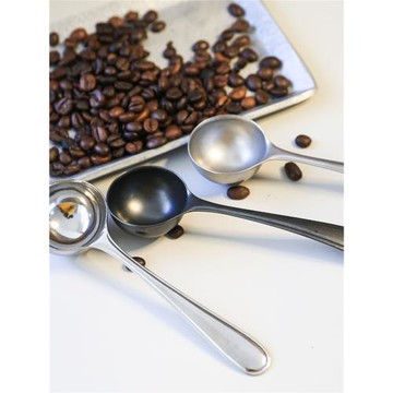 日本高桑金屬圓咖啡勺日式居家質感方便好用復古精致家用咖啡廳