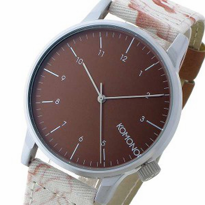 腕時計 メンズ コモノ Komono Winston Print Topography クオーツ Kom W2151 カッパー カッパー 通販 Lineポイント最大1 0 Get Lineショッピング