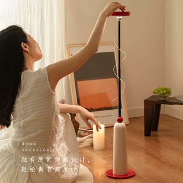 可開票 快速出貨 立燈 落地燈 檯燈 壁燈 床頭燈 臥室燈 客廳燈 客廳伸縮臺燈現代極簡創意藝術臥室落地燈S