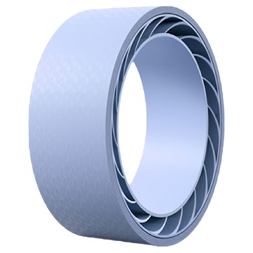 HOME GYM CLUB 居家健身 達摩輪 渦輪加厚款  1個  藍色  32 x 12cm