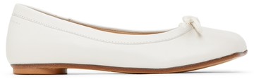 MM6 Maison Margiela 白色 Ballet 儿童平底鞋