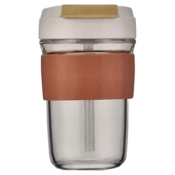LocknLock 樂扣樂扣 咖啡吸管杯 LLG964ORG  橘色  460ml  1個