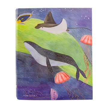 conifer 綠的事務 柔伊插畫Ⅳ 16K插畫系列 26孔活頁孔夾 含內頁  1本  深海樂章 藍色