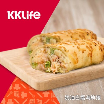 KKLife 奶油白醬海鮮捲 (150±10g/條;1條/包)