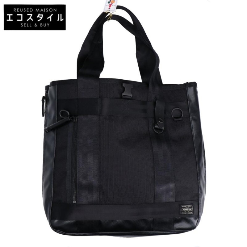 新品同様 PORTER ポーター 703-07965 HEAT 2WAY TOTE BAG ヒート 2WAY トートバッグ ブラック メンズ |  LINEブランドカタログ