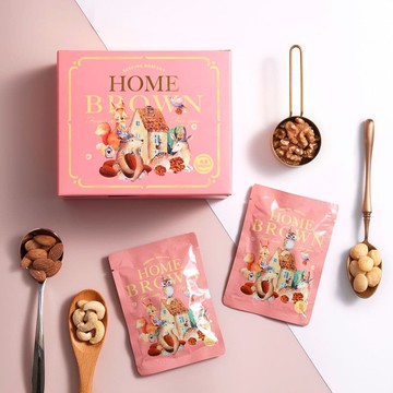 【紅布朗】真心堅果隨手包(25gX12包/盒)(過年/禮盒/送禮)(中秋月餅)