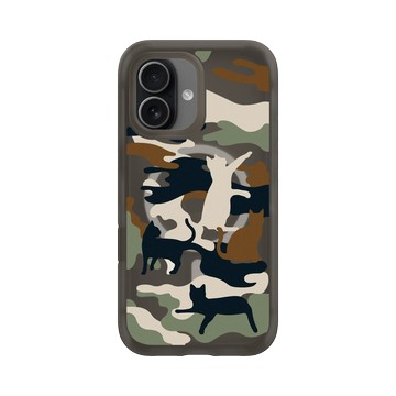 iPhone 17 AirX 本質黑 - Camouflage / 迷彩 - 喵迷彩-黑