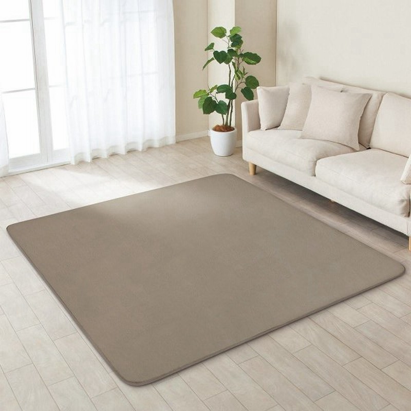 ウレタン入りふわふわラグ フランmo 185x185 ニトリ 玄関先迄納品 1年保証 通販 Lineポイント最大get Lineショッピング