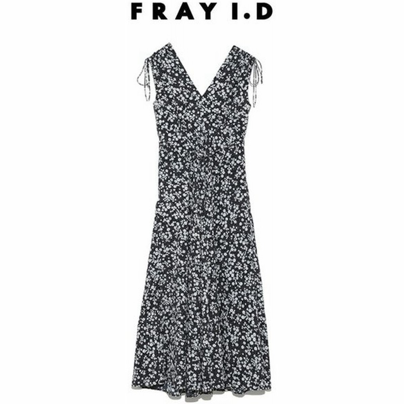 Fray I D フレイアイディー 通販 ギャザーバイヤスフラワーワンピース Fwfo 19春夏 通販 Lineポイント最大0 5 Get Lineショッピング