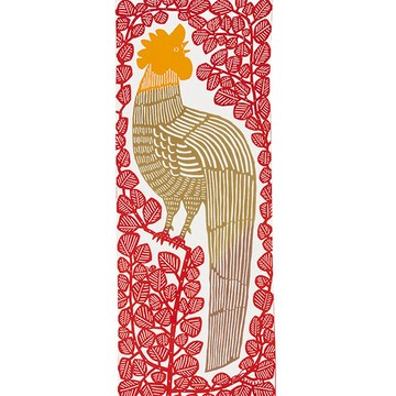 Katakata｜注染手拭巾 雞 紅