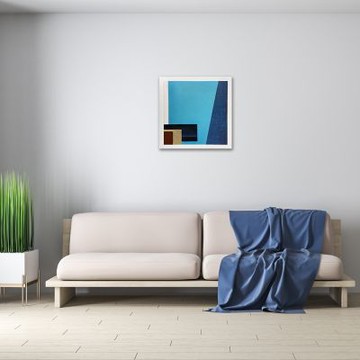 御畫房 當代國家級展覽畫家 抽象系列手繪油畫80×80cm(DB-199)