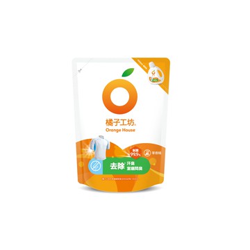 橘子工坊天然濃縮去味洗衣精補充包1.5L