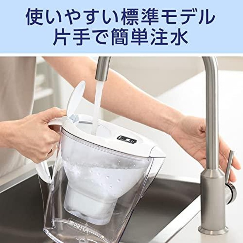 定番の冬ギフト ®新品 ブリタ ポット型浄水器 本体 マレーラ 1.15L