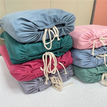 外貿 100支天絲磨毛四件套純棉被套純色冬季保暖絨床單床上用品