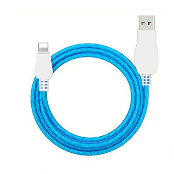 【ibits】流光 傳輸線 蘋果 安卓 Type-C 智能 斷電 LED 發光 手機 充電線 數據線 0.3/1/1.5M