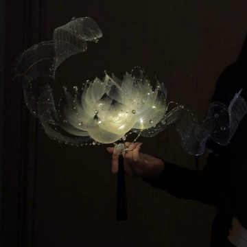 ⏳臺灣特售⏳懸浮蓮花燈diy手工禮物材料包手持拍照古風道具創意中秋燈籠禮物