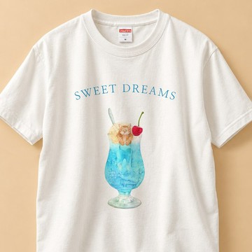 SWEET DREAMS 貓咪與奶油蘇打 / 經典棉質 T 恤