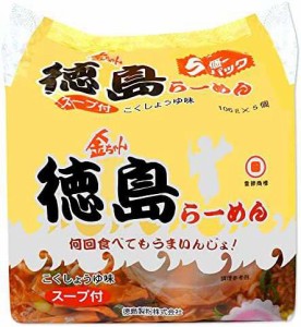 徳島製粉 金ちゃん徳島ラーメン5食パック 530g×6袋