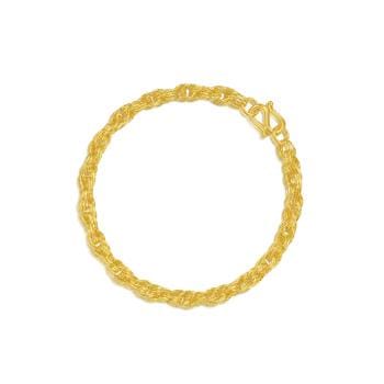 機織素鍊 黃金手鍊_計價黃金