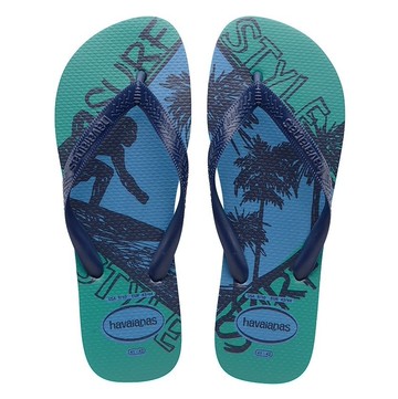 havaianas 哈瓦士 巴西人字拖 男款 Top athletic 藍 涼鞋 拖鞋 夾腳拖 海灘鞋＊夏日微風＊