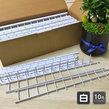 【哇哇蛙】裝訂用壓條 10孔 1 (25mm) 白色 約250張【適用WB-3000/4000】