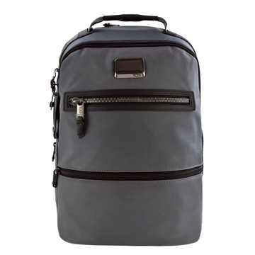 [平輸版] TUMI ALPHA BRAVO系列尼龍前口袋後背包(冷灰)真品平輸