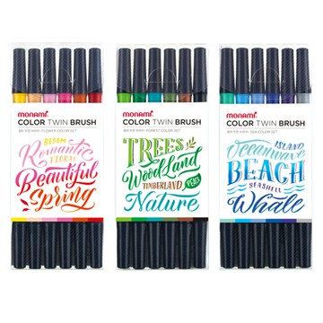 韓國 Monami 慕那美 CTB 彩藝軟筆 6色入 /組 CTB-FT、CTB-SA、CTB-FR【APP滿額下單10%點數(單一帳號最高1000點)】4/30止