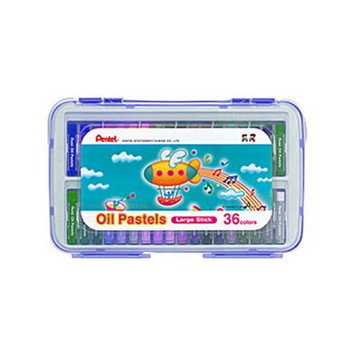 【文具通】Pentel ぺんてる 飛龍 GHTP-36S 特大 粉蠟筆 PP盒 粉蠟筆 36色 藍盒 A1120208【APP滿額下單10%點數(單一帳號最高1500點)】8/31止