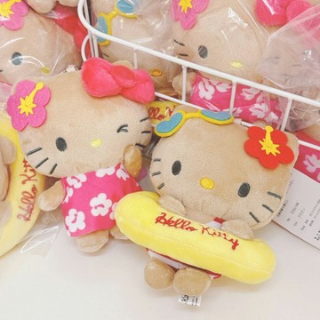 真愛日本 三麗鷗 日本 Avail 限定 凱蒂貓 kitty 日曬 烤焦 限定 鑰匙圈 玩偶吊飾 吊飾