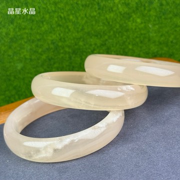 【晶星】  天然粉橘色瑪瑙玉髓手鐲 鐲子 櫻花瑪瑙 瑪瑙 玉髓 水晶 礦石 原礦 天然水晶 手珠 開運 開運飾品 飾品