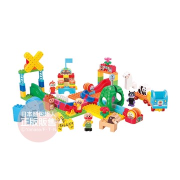 ANPANMAN 麵包超人-麵包超人滾滾積木～趣味滿滿動物園DX(3歲以上~)