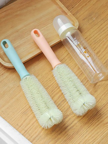 日本洗杯子神器無死角長柄奶瓶刷保溫杯家用清潔刷破壁機清洗杯刷【雲木雜貨】