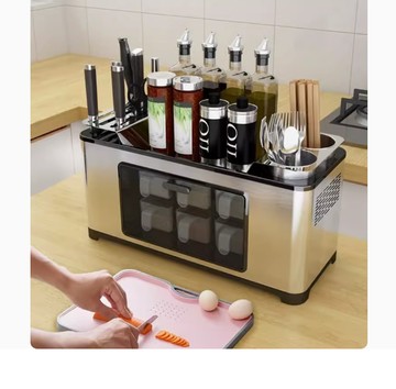 廚房臺面置物 刀架調料箱 多功能用品 筷子籠調味料套裝收納盒