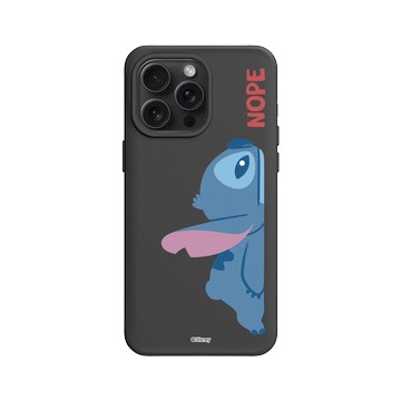 iPhone 15 Pro Max SolidX 黑 - 迪士尼-史迪奇 Disney Stitch - 史迪奇 - 哼 NOPE
